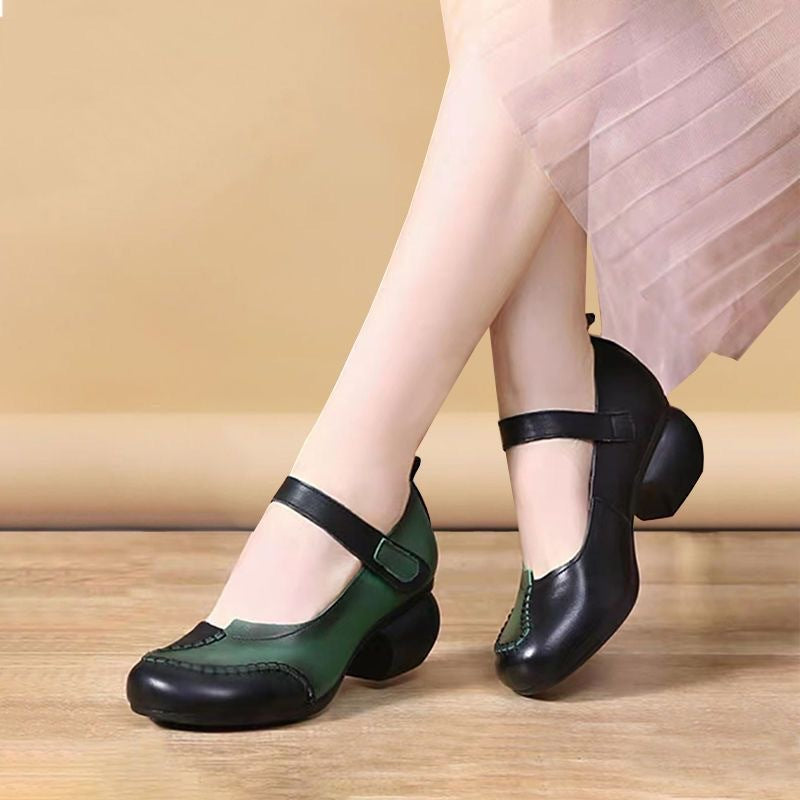 Zapatos de madre con velcro