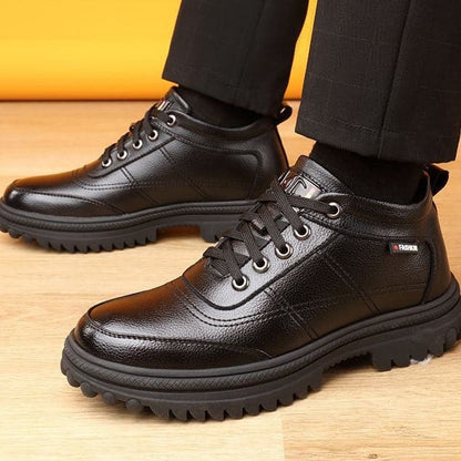 [100% piel de vacuno] Zapatos de algodón para hombre