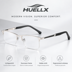 Semi-Rimless Photochromic Reading Glasses