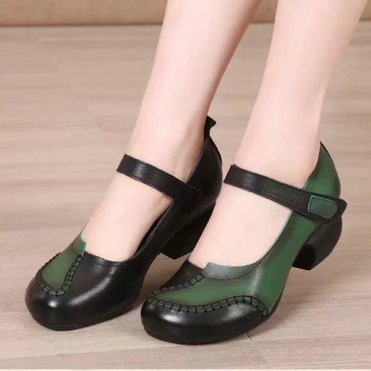 Zapatos de madre con velcro