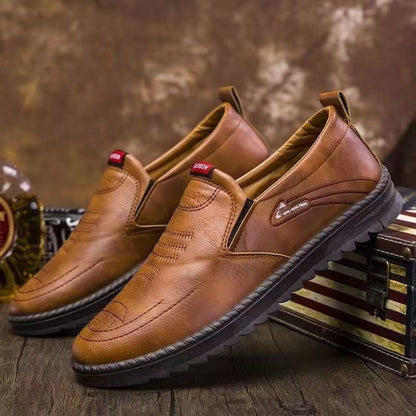 Mocasines cosidos