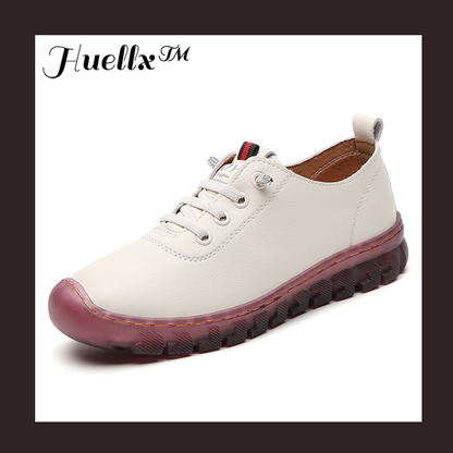 Zapatos de cuero para mujer cosidos a mano