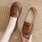 Schoenen met zachte zolen gemaakt van 100% echt rundleer.