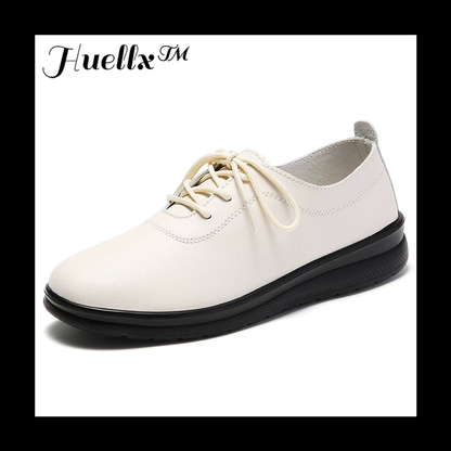 Zapatos de piel con suela blanda y superficie suave