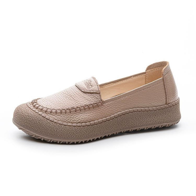 Schoenen met zachte zolen gemaakt van 100% echt rundleer.