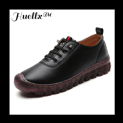 Zapatos de cuero para mujer cosidos a mano
