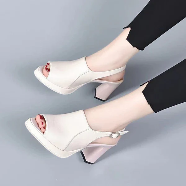 Comfortabele leren sandalen voor dames