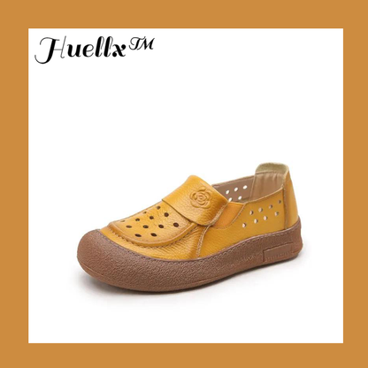 Sandalias cuero genuino orificios