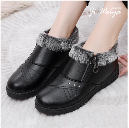 Socioc™-Zapatos cálidos de suela gruesa de lana