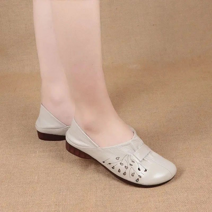 Zapatos de cuero de suela blanda