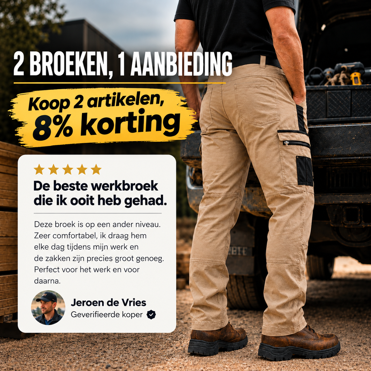 Huellx™–Stretchwerkbroek