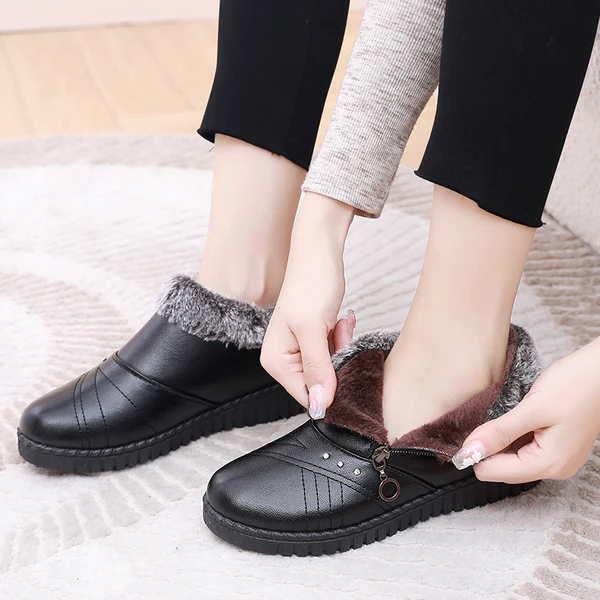 Socioc™-Zapatos cálidos de suela gruesa de lana