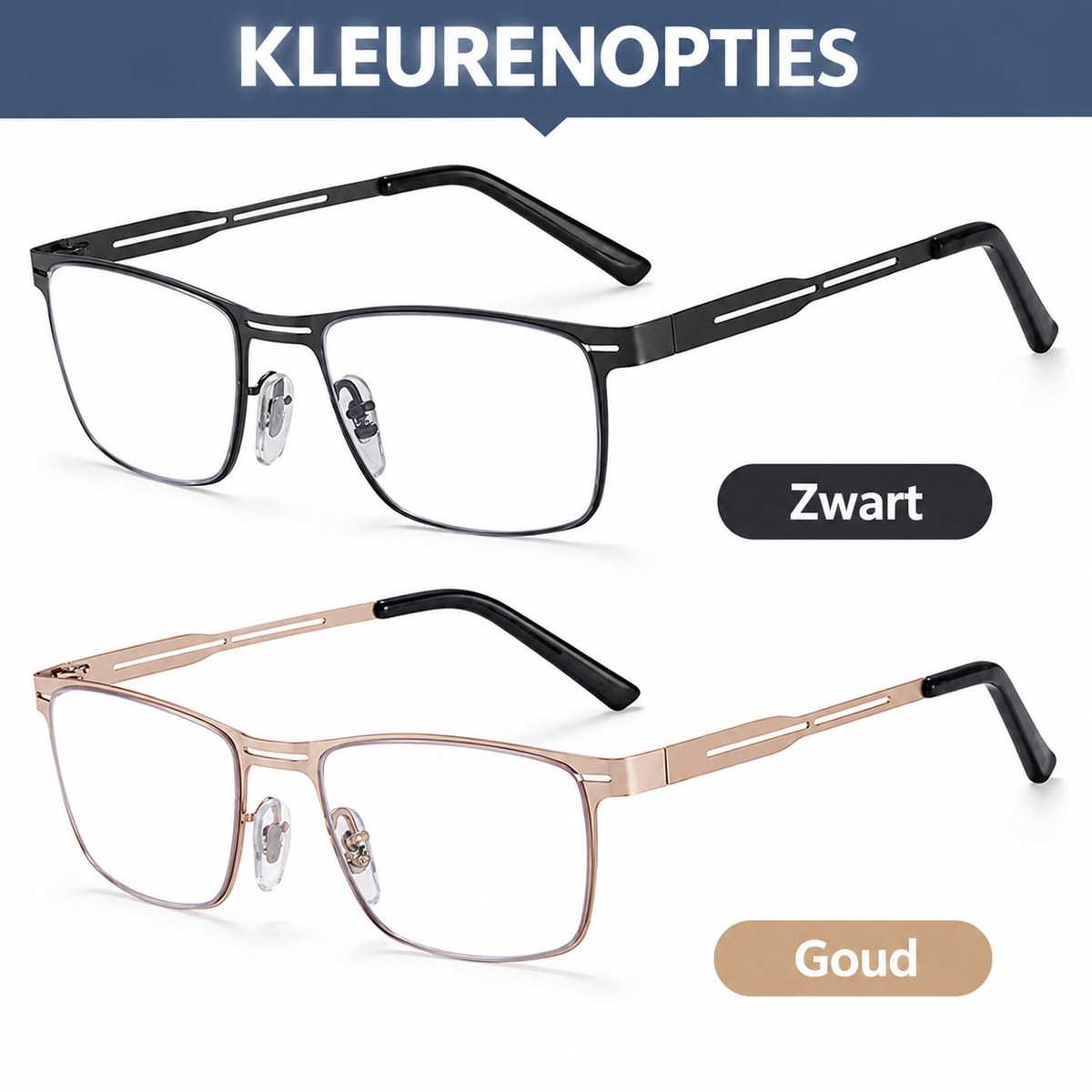 Grote multifocale meekleurende bril