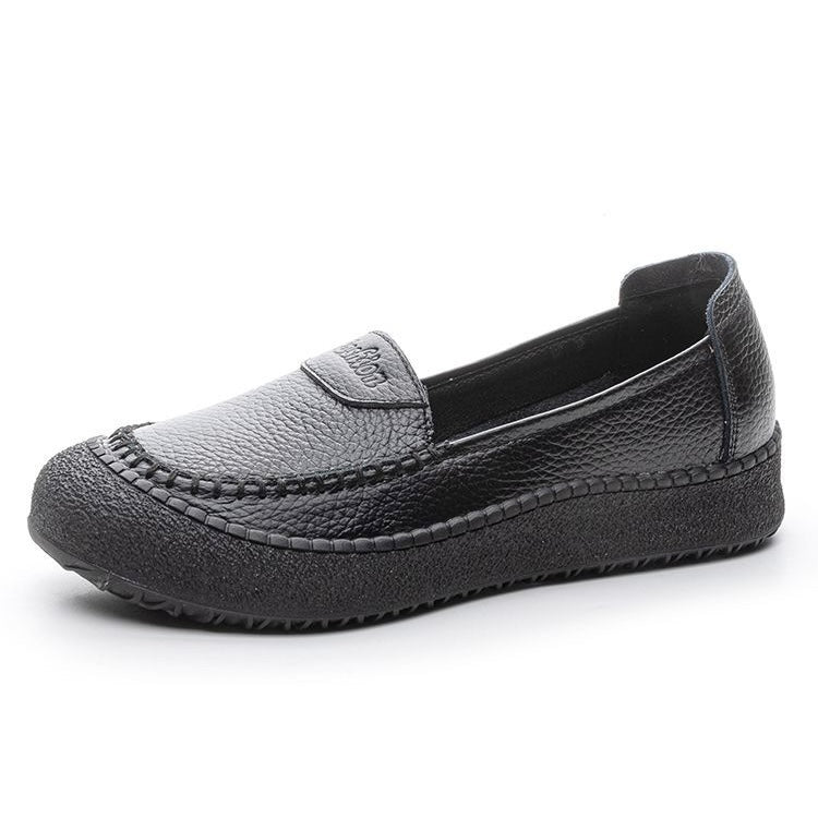 Schoenen met zachte zolen gemaakt van 100% echt rundleer.