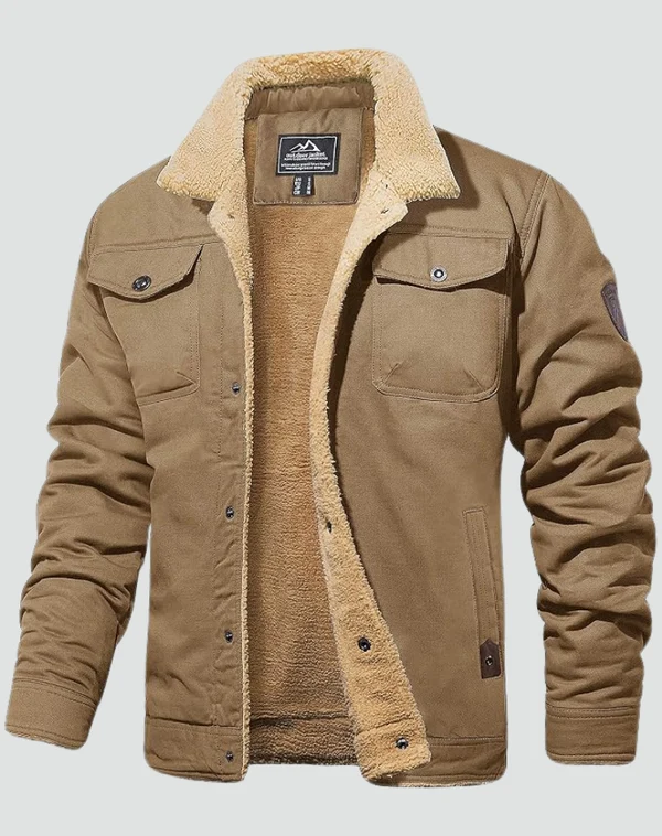 Huellx™ | Warme Truckerjas met Sherpa-voering