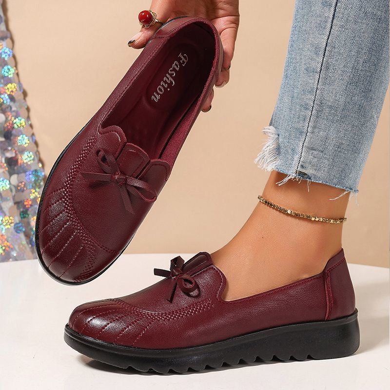 Zapatos de piel suave y antideslizante