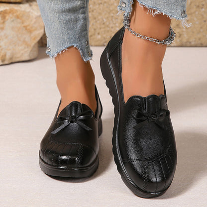 Zapatos de piel suave y antideslizante