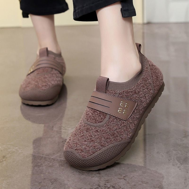 Zapatos cómodos de algodón con forro polar