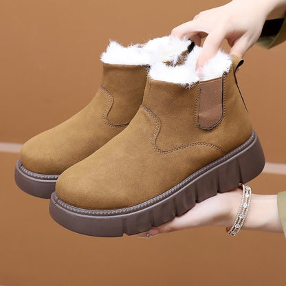 Botas cálidas y engrosadas con forro polar