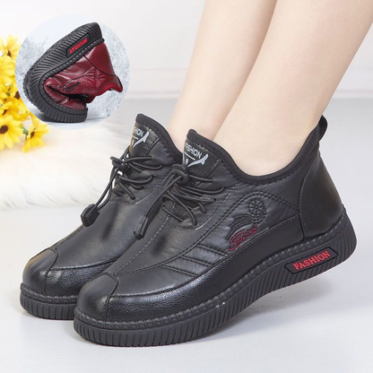 Zapatos de cuero de algodón de invierno