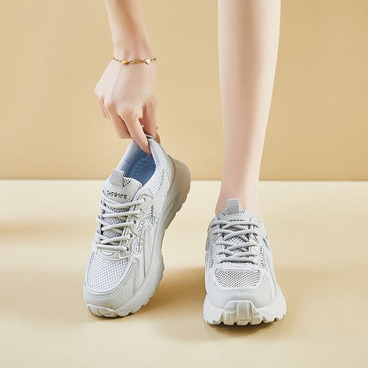 Zapatillas deportivas casuales de malla transpirable