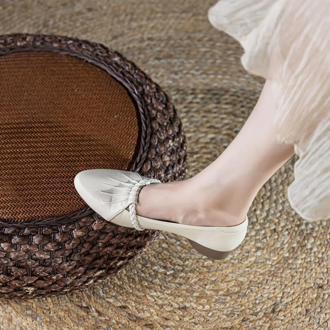 Zapatos de piel suave para mujer