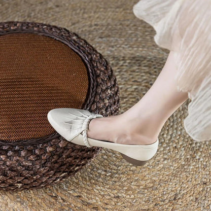 Zapatos de piel suave para mujer
