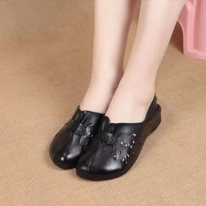Zapatos de cuero de suela blanda