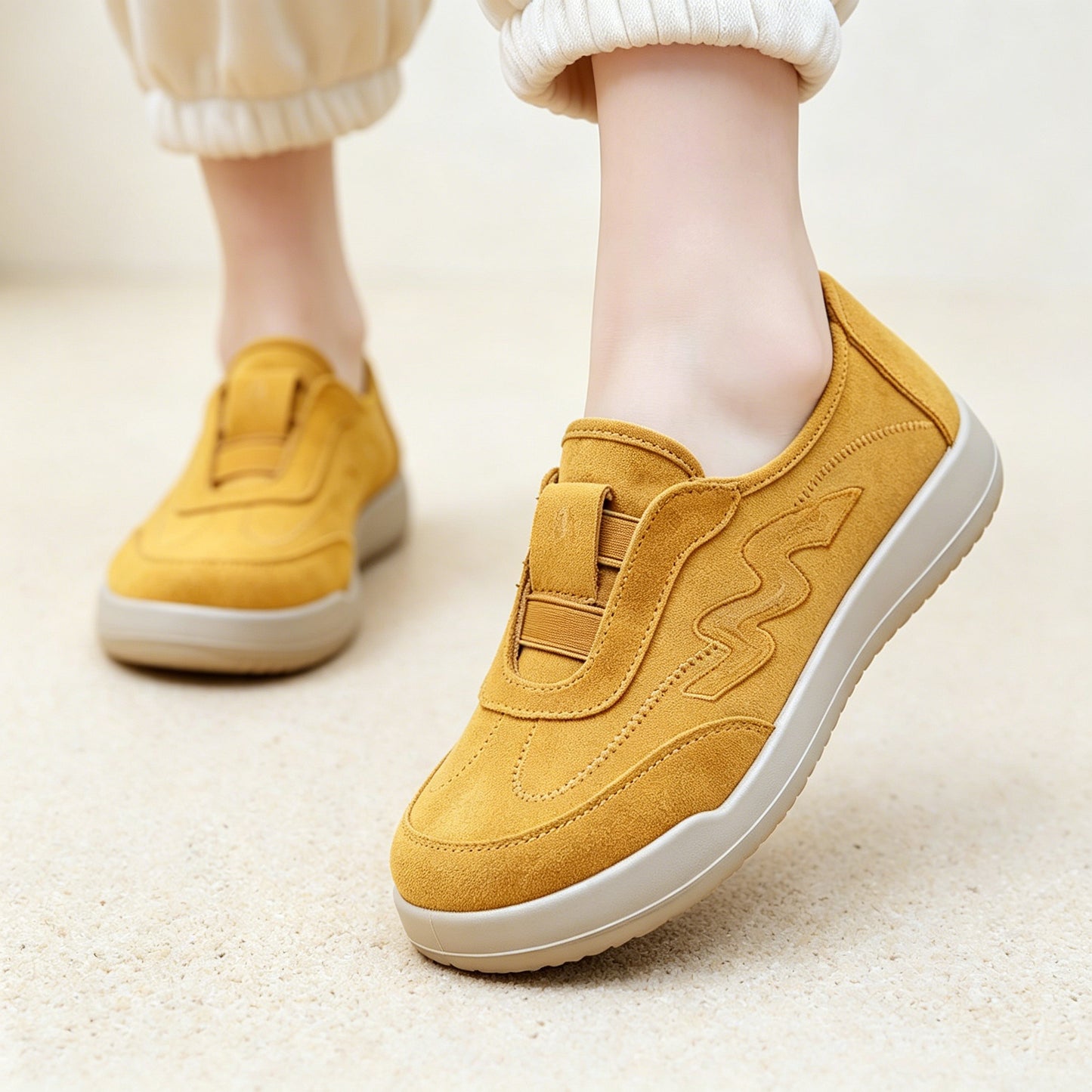 Zapatos para caminar con suela blanda