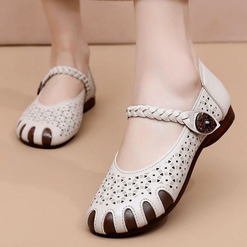Zapatos ortopédicos de cuero ahuecados