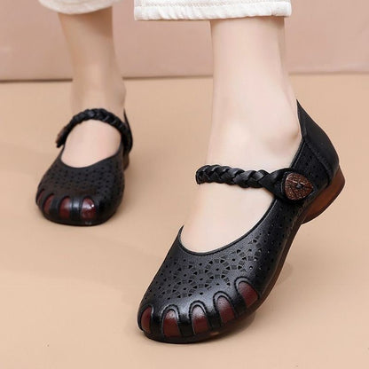 Zapatos ortopédicos de cuero ahuecados