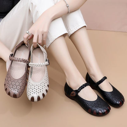 Zapatos ortopédicos de cuero ahuecados