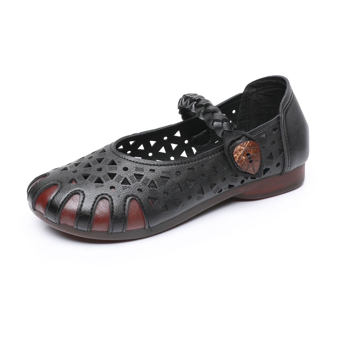 Zapatos ortopédicos de cuero ahuecados
