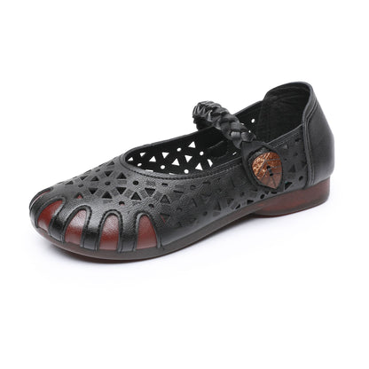 Zapatos ortopédicos de cuero ahuecados