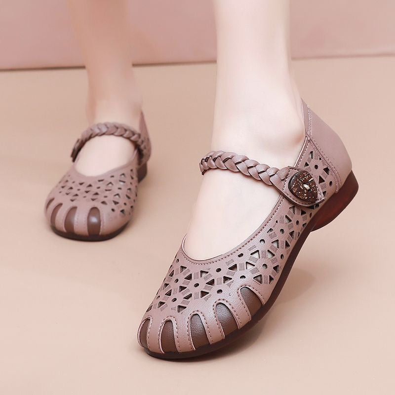 Zapatos ortopédicos de cuero ahuecados
