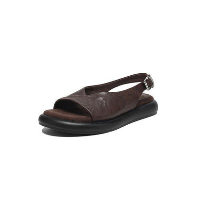 Sandalias planas de suela blanda