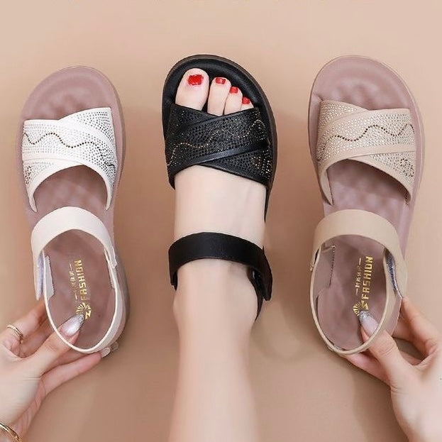 Sandalias cómodas 100% de cuero suave