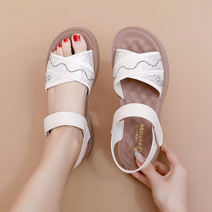 Sandalias cómodas 100% de cuero suave