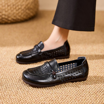 Zapatos de suela blanda 100% de cuero genuino