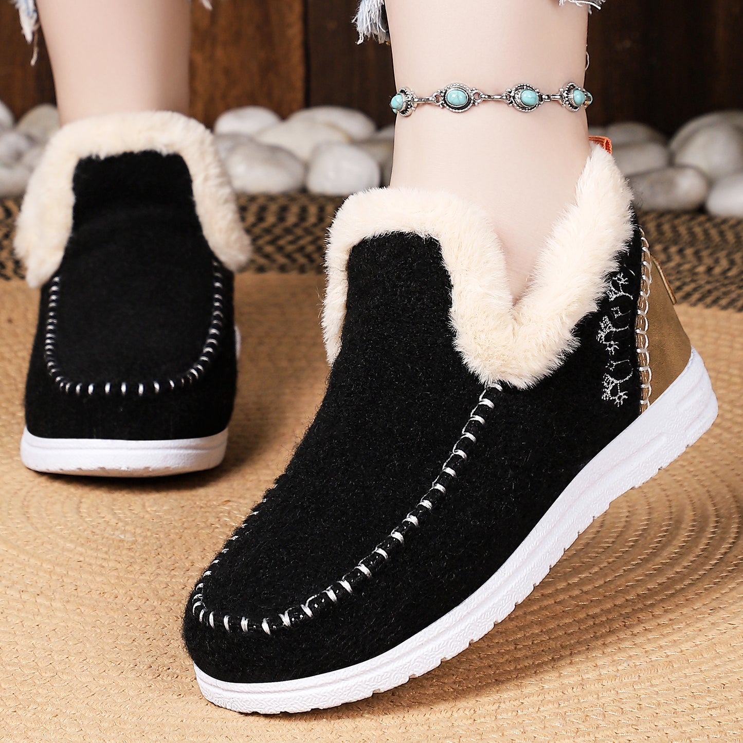 Botas de algodón cálidas de invierno