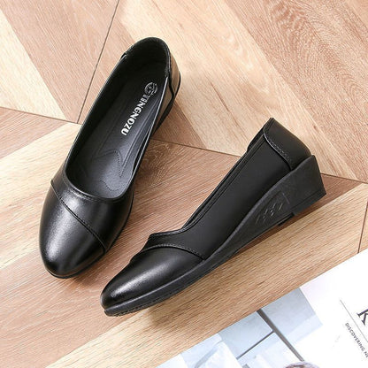 Zapatos de trabajo cómodos de cuero