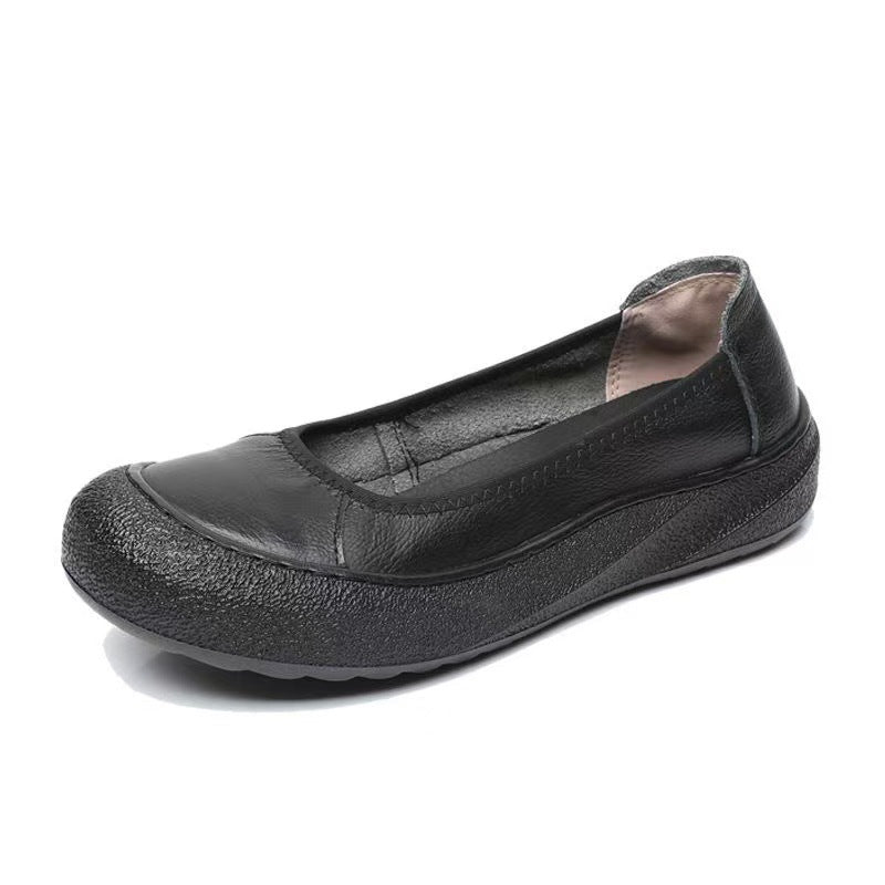 Leren schoenen van echt leer met een flexibele zool