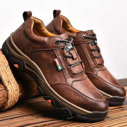 Zapatillas de piel para hombre