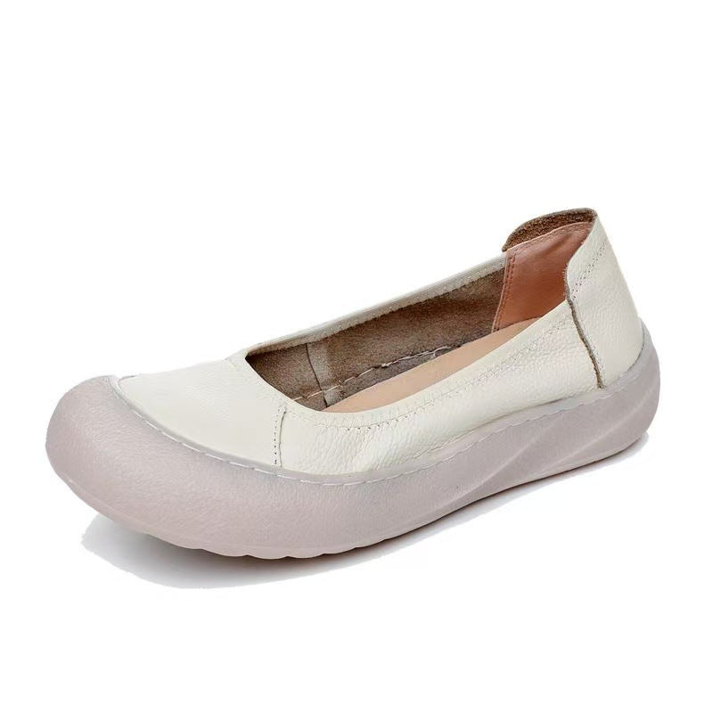Leren schoenen van echt leer met een flexibele zool