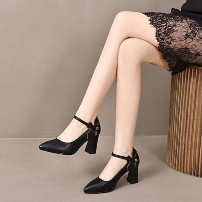 Zapatos de cuero estilo inglés, diseño clásico combinable