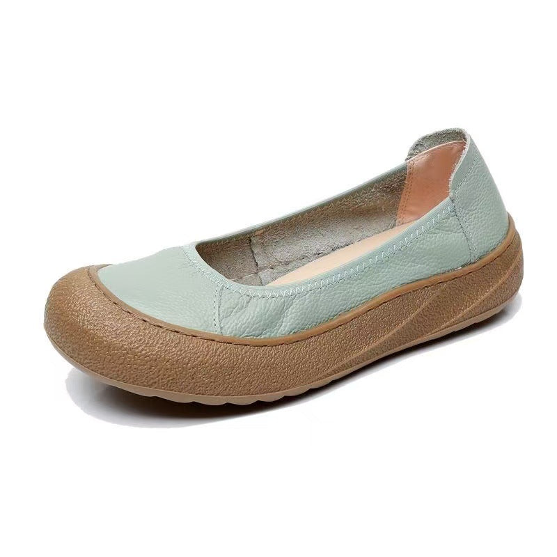 Leren schoenen van echt leer met een flexibele zool
