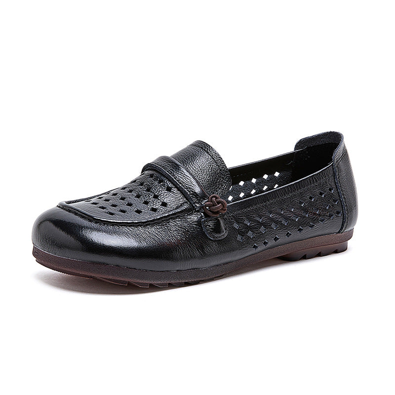 Zapatos de suela blanda 100% de cuero genuino