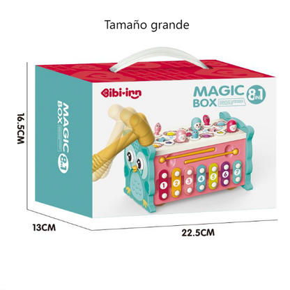 Juguete educativo para bebés con hexaedro multifuncional