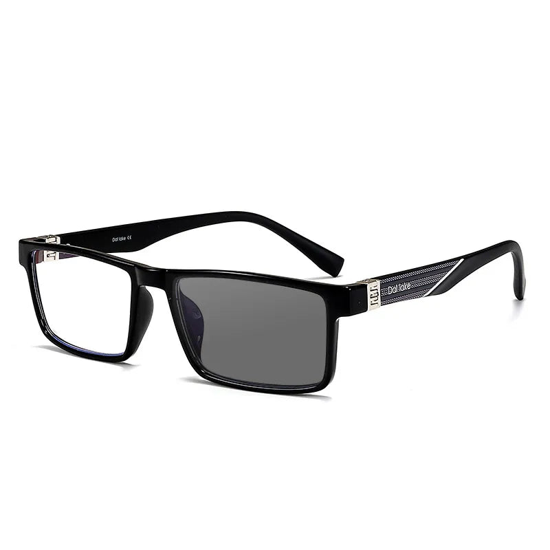 Halbrandlose photochrome Lesebrille