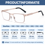 Grote multifocale meekleurende bril